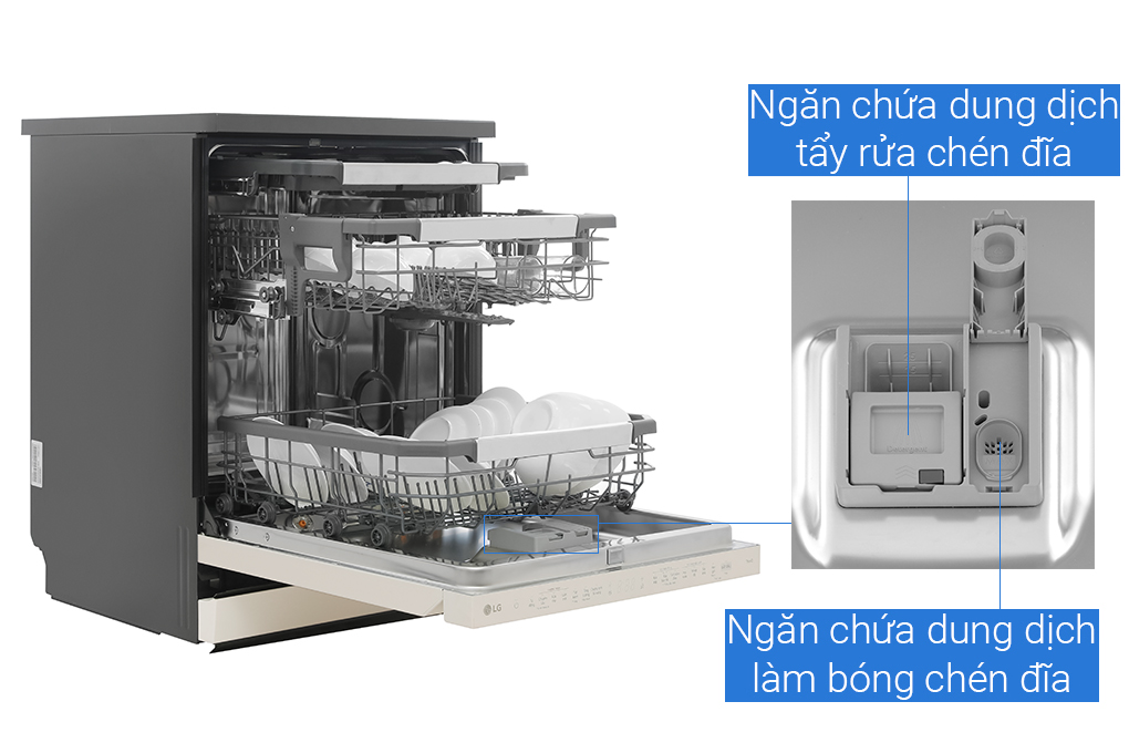 Hình ảnh sản phẩm - [LDT14BGA3] Máy rửa chén độc lập LG