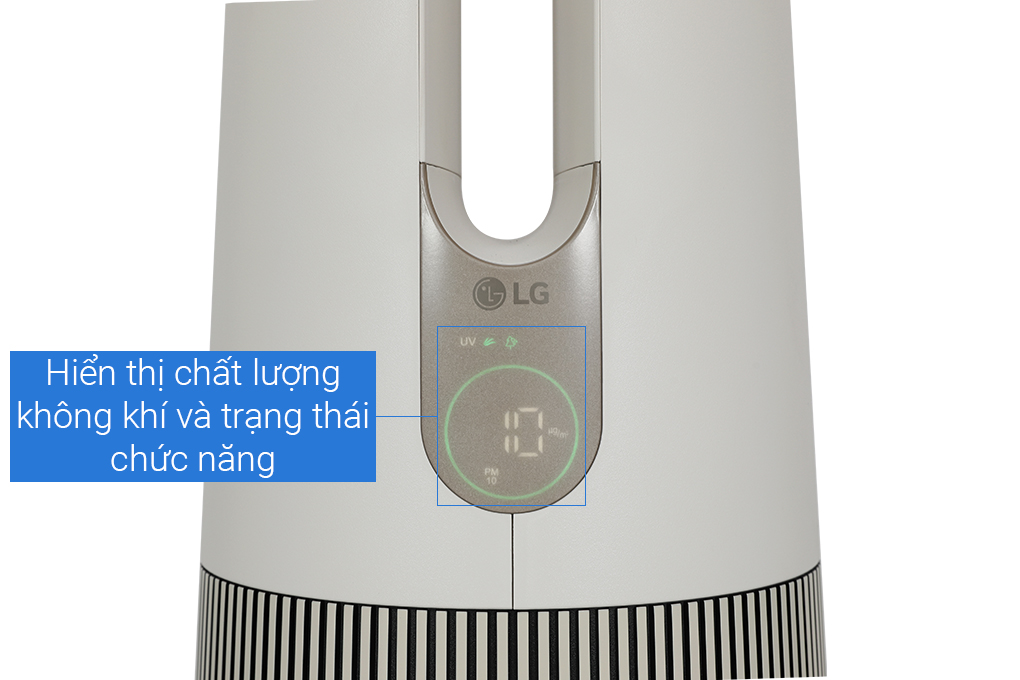 Máy lọc không khí LG PuriCare AeroTower Hit FS15GPBK0.ABAE 40W - Bảng điều khiển