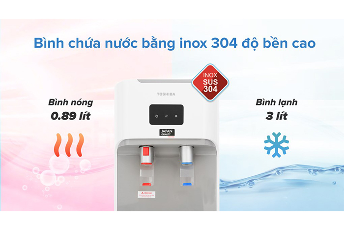 Hình ảnh sản phẩm - [RWF-W1664TV(W1)] Máy Nước Nóng Lạnh Toshiba