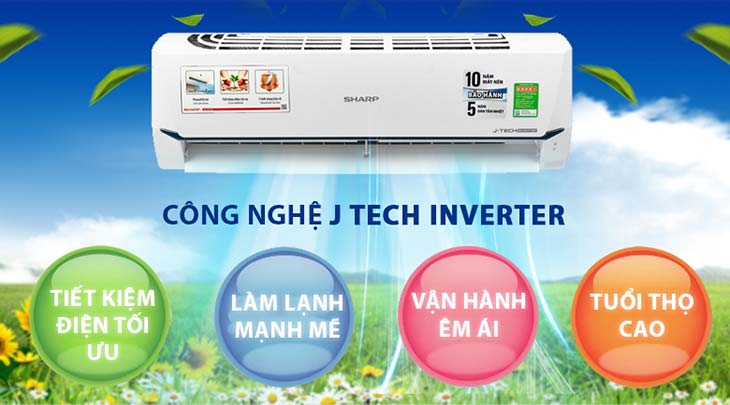 Máy lạnh Inverter là dòng máy được trang bị công nghệ biến tần Inverter