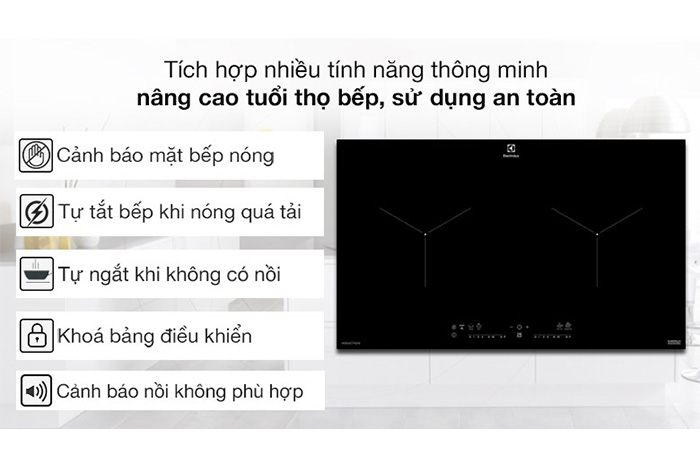 Hình ảnh sản phẩm - [EHI7280BB] Bếp Từ Đôi Electrolux