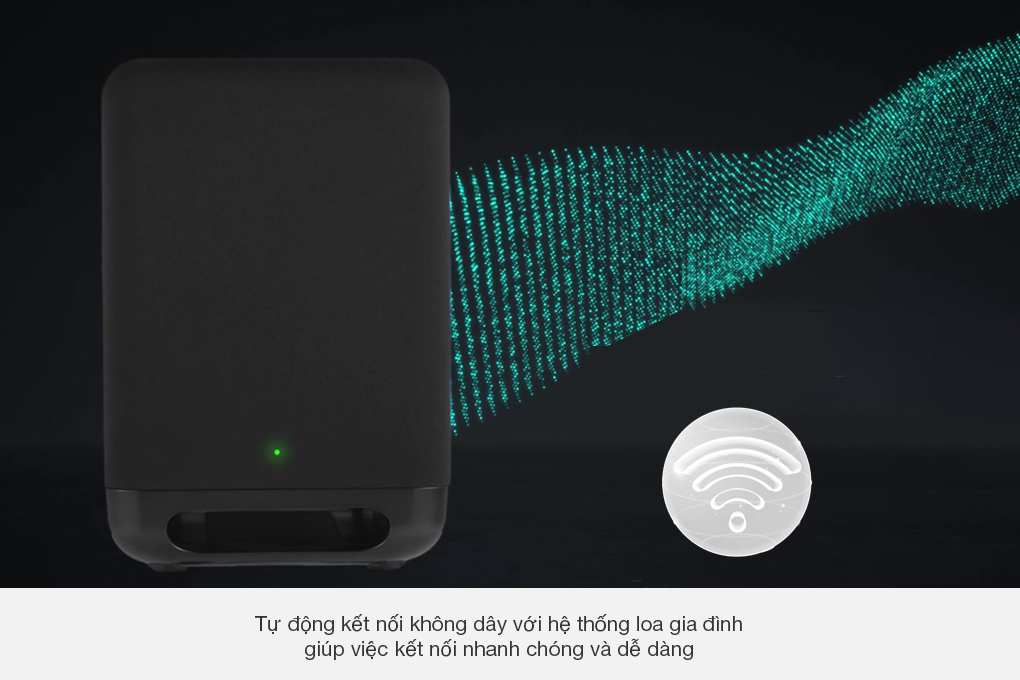 Loa siêu trầm không dây tùy chọn Sony SA-SW5 - Tự động kết nối không dây