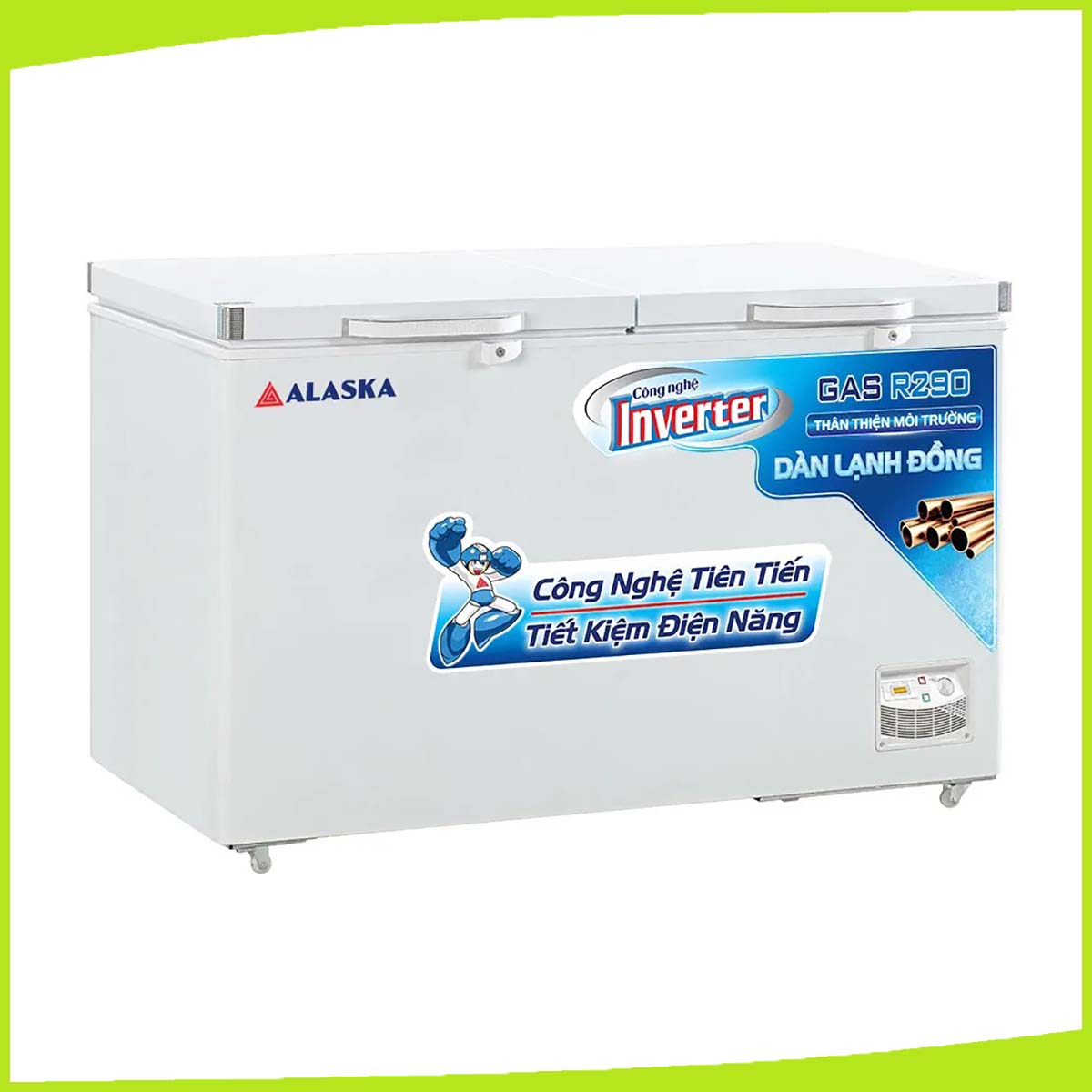 Hình ảnh sản phẩm - [HB-650CI] Tủ Đông Alaska Inverter 595 Lít