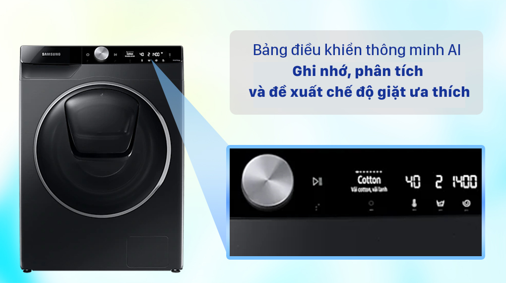 Máy giặt Samsung WW10TP54DSB/SV - AI Control