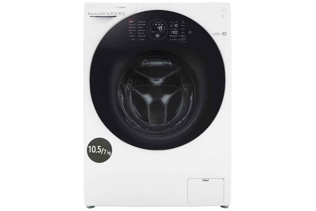 Hình ảnh sản phẩm - [FG1405H3W1] Máy giặt sấy LG Inverter 10.5 kg/7 kg 