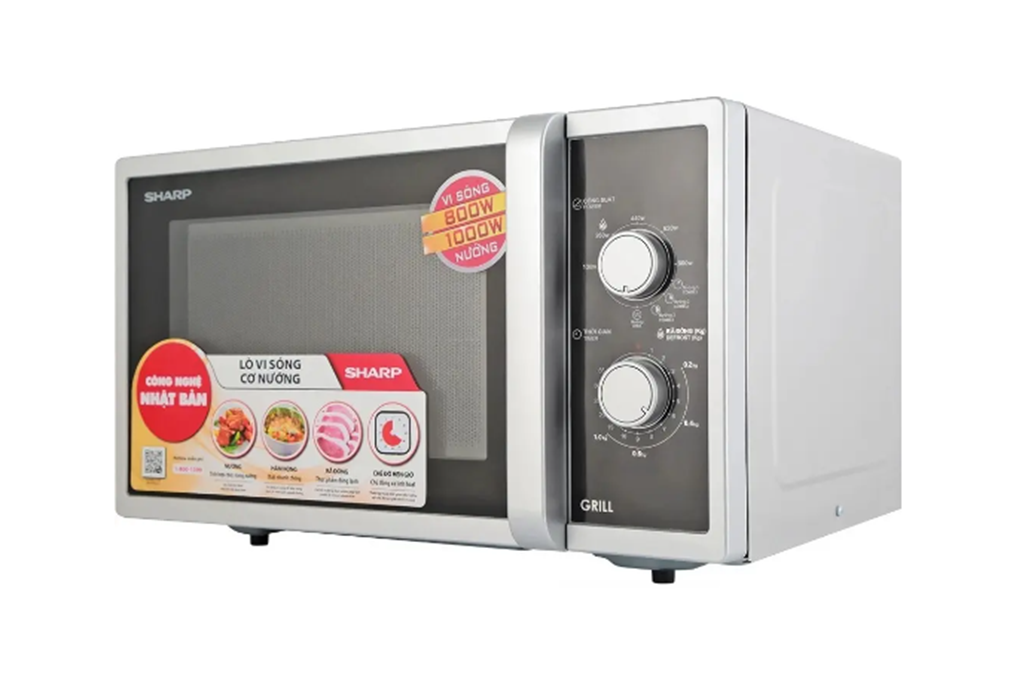 Hình ảnh sản phẩm - [R-G322VN-S] Lò Vi Sóng Sharp 23 Lít