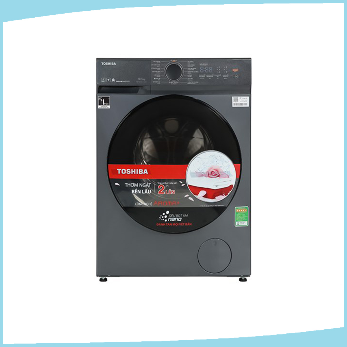 Hình ảnh sản phẩm - [TW-T21BU115UWV(MG)] Máy Giặt Toshiba Inverter 10.5 Kg