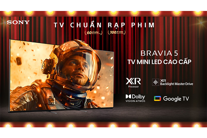 Hình ảnh sản phẩm - [K-55XR50] Sony Google Tivi Mini LED BRAVIA 5 55 inch