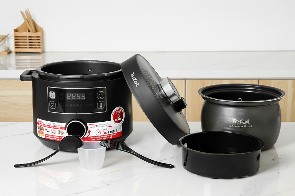 Nồi áp suất điện Tefal CY754830 5 lít - Tiện ích