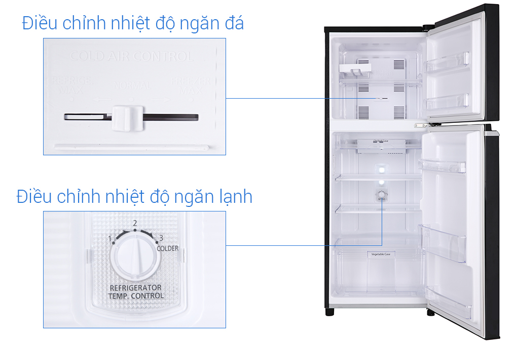 Hình ảnh sản phẩm - [NR-BA229PKVN] Tủ lạnh Panasonic Inverter 188 lít 