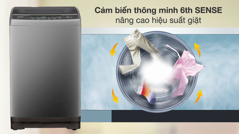 Máy giặt Whirlpool 10.5 kg VWVD10502FG - Công nghệ giặt đặc biệt