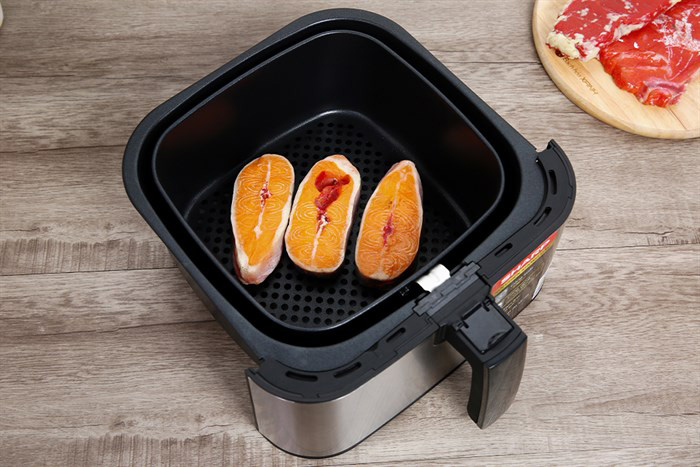 Hình ảnh sản phẩm - [KF-AF70EV-ST] Nồi Chiên Không Dầu Sharp 7 Lít