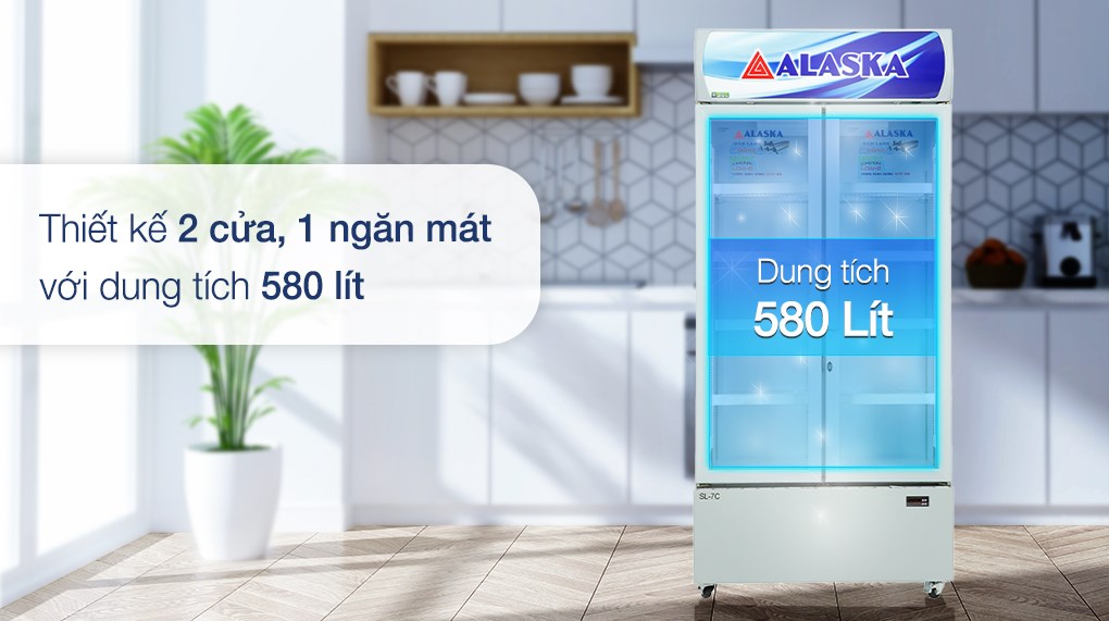 Tủ mát Alaska 580 lít SL 7C - Tổng quan thiết kế