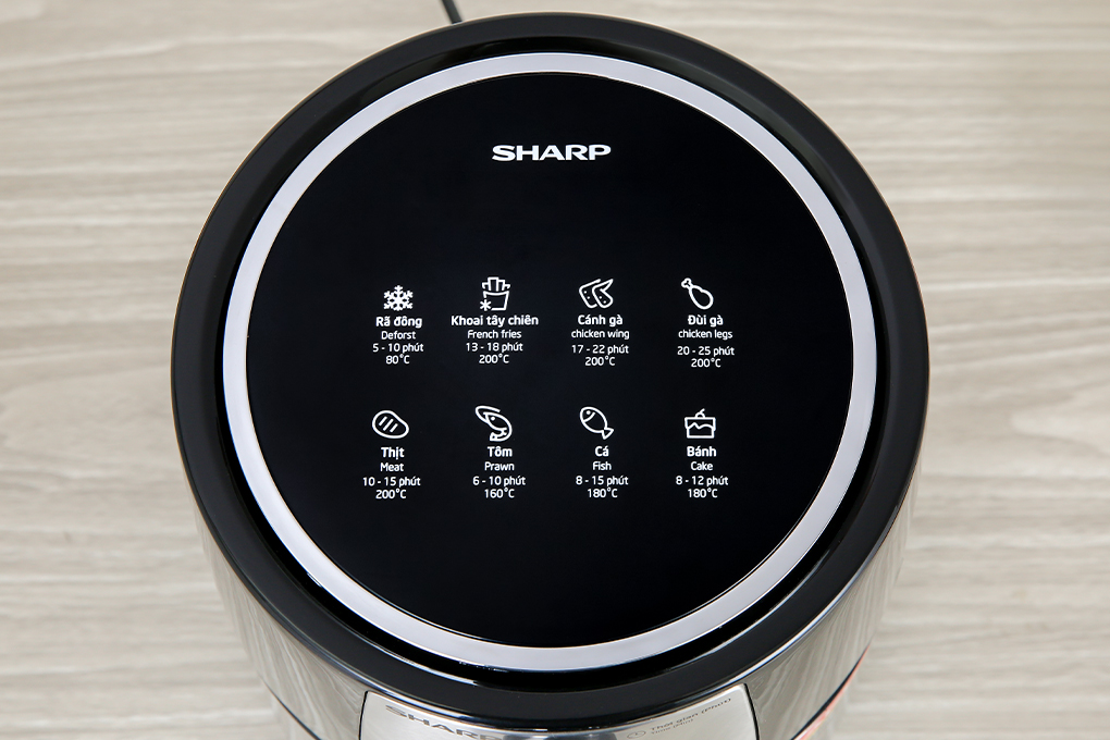 Hình ảnh sản phẩm - [KF-AF42MV-ST] Nồi Chiên Không Dầu Sharp 4.2 Lít