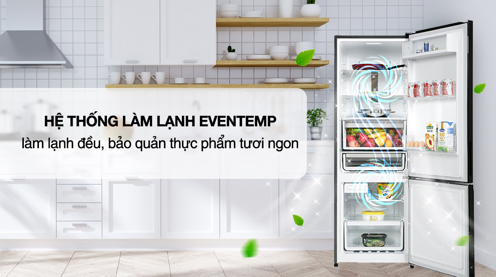 Tủ lạnh Electrolux Inverter 335 Lít EBB3702K-H - Công nghệ làm lạnh