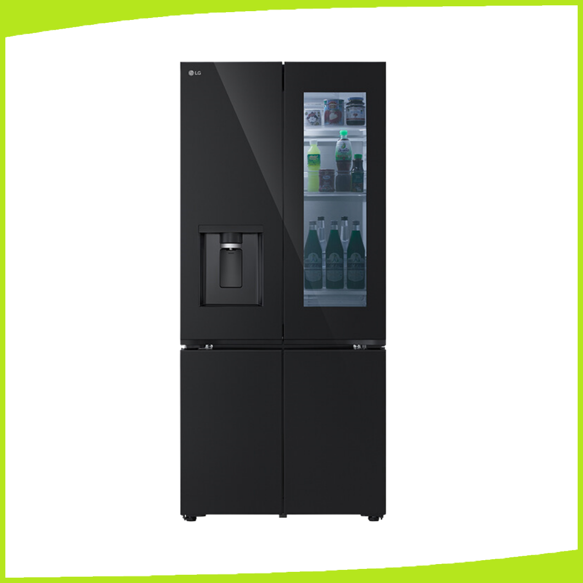 Hình ảnh sản phẩm - [LFD61BLGAI] Tủ lạnh LG Inverter 612 lít Multi Door InstaView