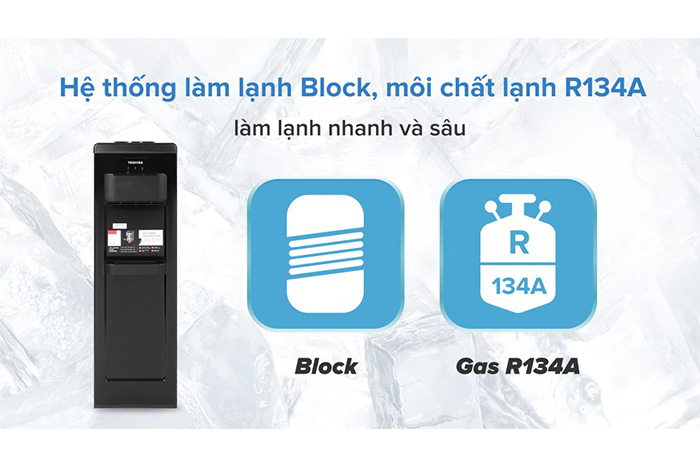 Hình ảnh sản phẩm - [ RWF-W1917TV ] Máy Nước Nóng Lạnh Toshiba