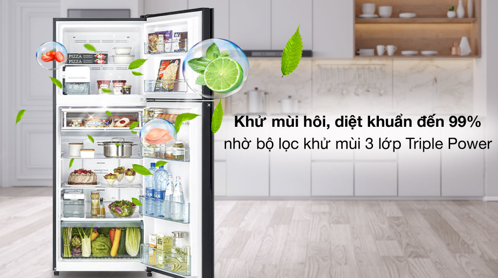 Lọc khử mùi  - Tủ lạnh Hitachi Inverter 390 lít R-FVY510PGV0 GMG