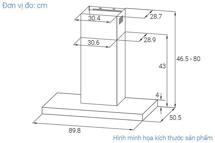 Hình ảnh sản phẩm - [FV-TX9ADBYUE] Máy Hút Mùi Panasonic