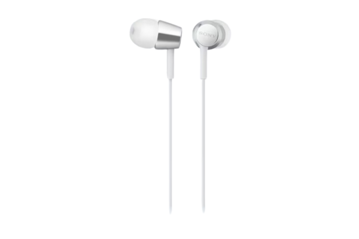 Hình ảnh sản phẩm - [MDR-EX155APWQE] TAI NGHE SONY MDR-EX155APWQE - MÀU TRẮNG