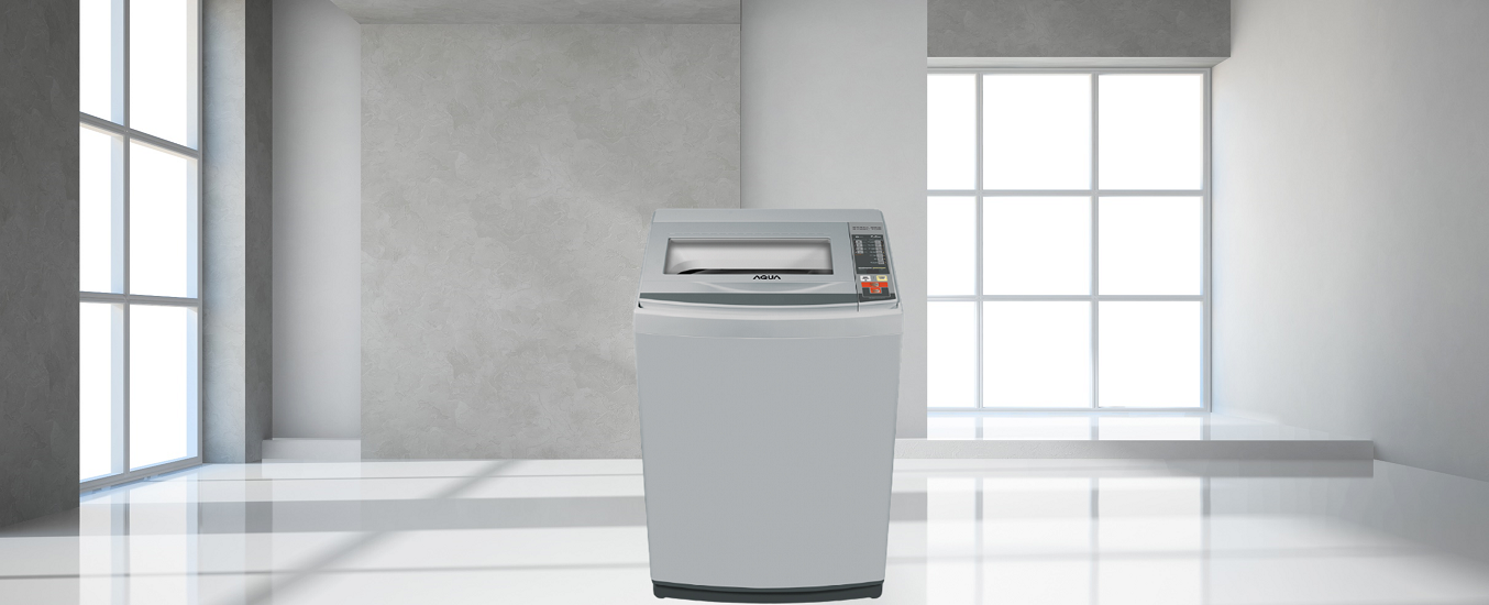 Máy giặt Aqua 7.2 kg AQW-S72CT (H2) - Máy giặt cửa trên sở hữu thiết kế hiện đại, sang trọng