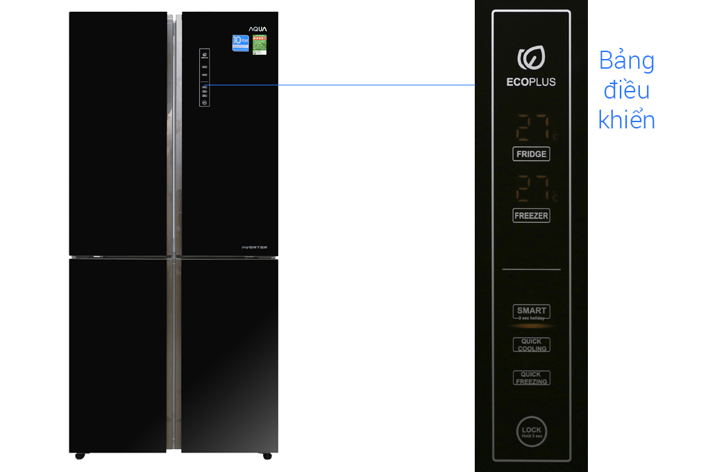 Hình ảnh sản phẩm - [AQR-IG525AM-GB] Tủ lạnh Aqua Inverter 456 lít