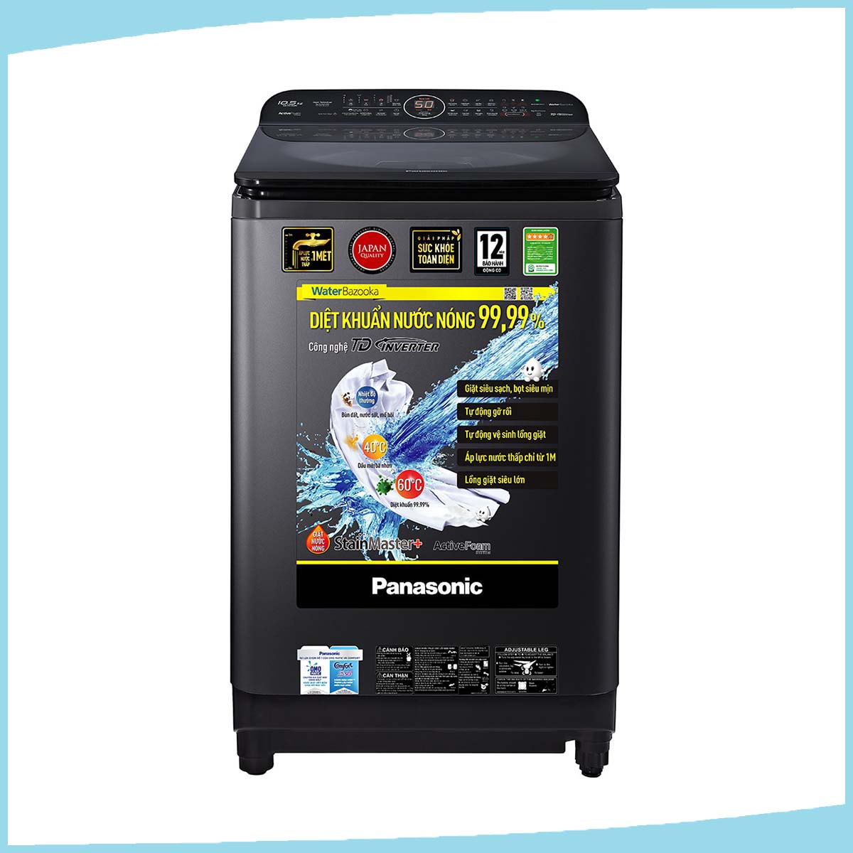 Hình ảnh sản phẩm - [NA-FD11VR1BV] Máy giặt Panasonic Inverter 11.5 Kg 