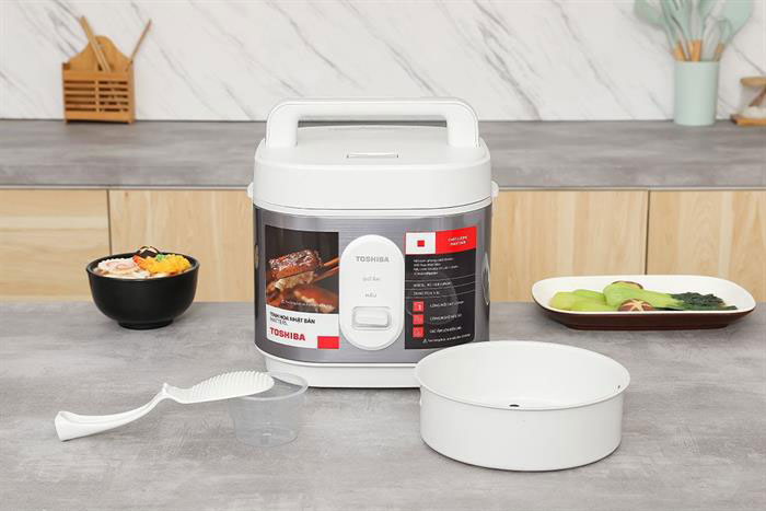 Hình ảnh sản phẩm - [RC-10JRUVN(W)] Nồi Cơm Điện Toshiba 1.0 Lít