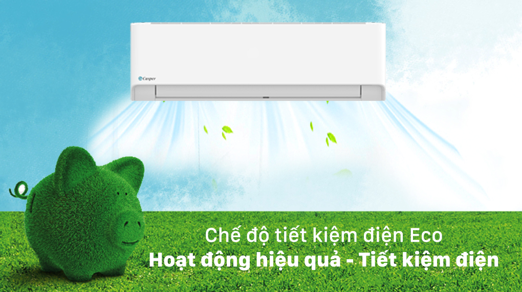 Máy lạnh Casper 2.5 HP LC-24FS32 - Chế độ Eco tiết kiệm điện tối ưu