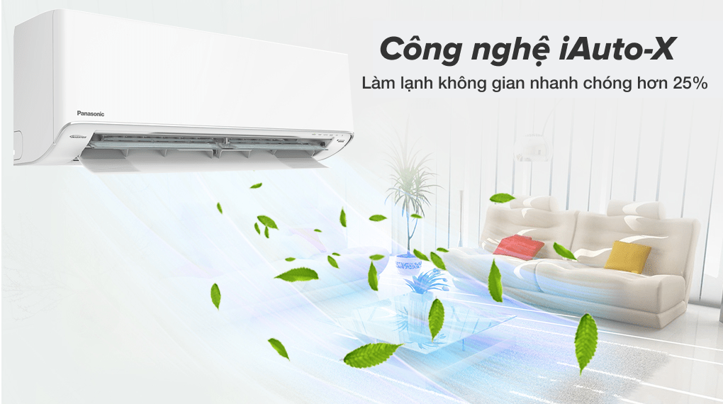 Máy lạnh Panasonic Inverter 1.5 HP CU/CS-XU12XKH-8 - Chế iAuto X độ 