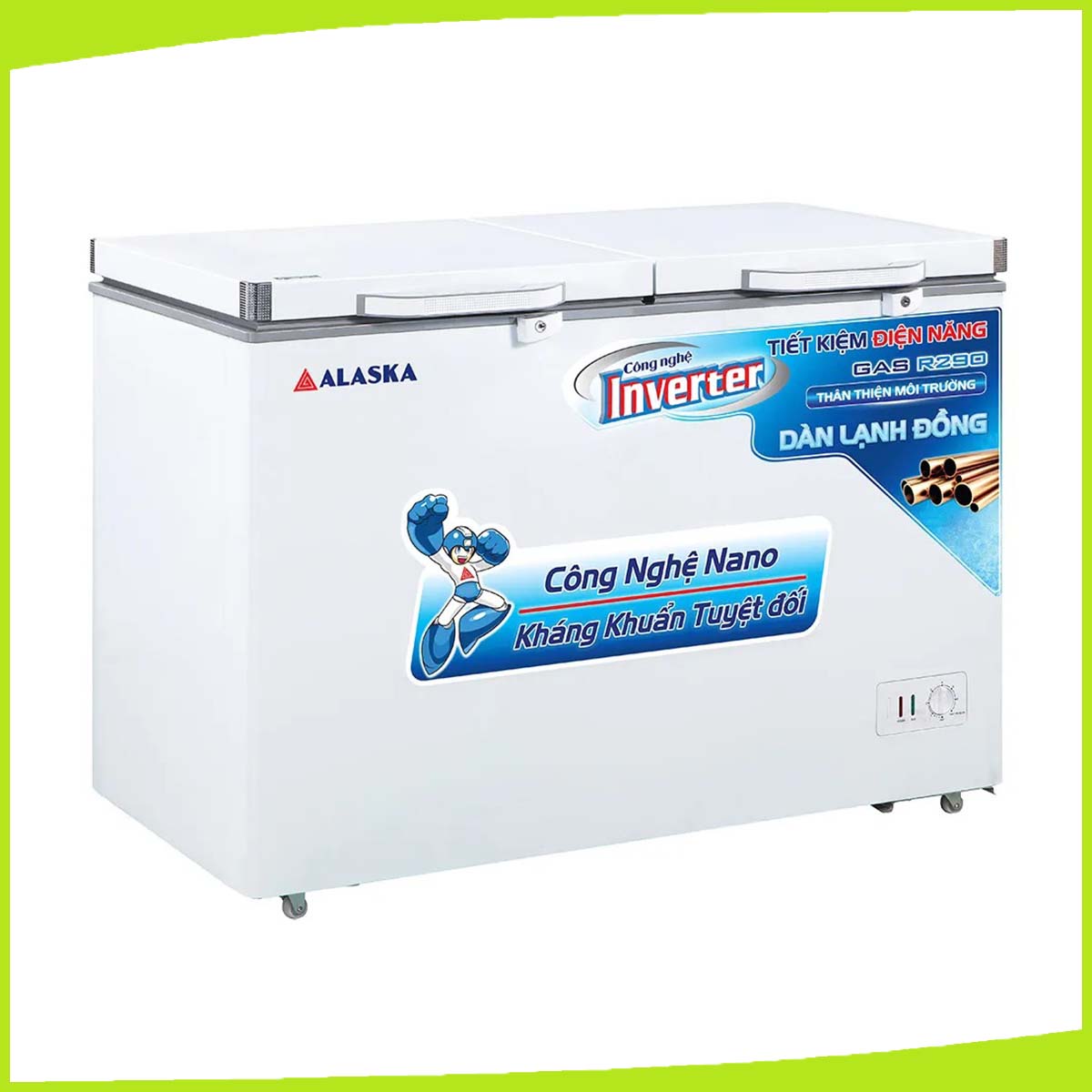 Hình ảnh sản phẩm - [BCD-5568CI] Tủ đông mát Alaska inverter 372 lít