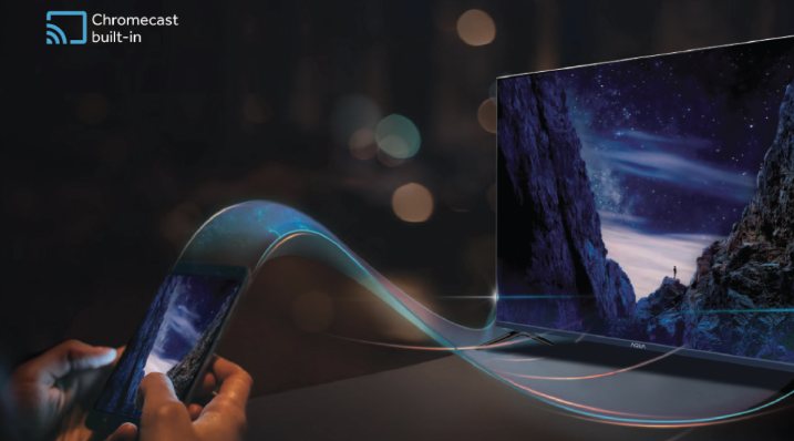 Hình ảnh sản phẩm - [AQT43K800FG] Android Tivi Aqua 43 inch
