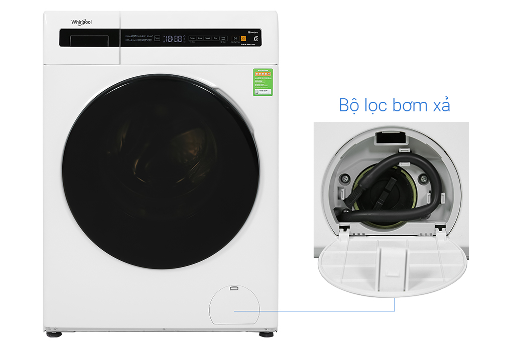 Hình ảnh sản phẩm - [FWEB10502FW] Máy giặt Whirlpool Inverter 10.5 kg