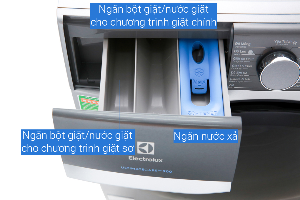 Hình ảnh sản phẩm - [EWF1141AESA] Máy giặt Electrolux Inverter 11 kg