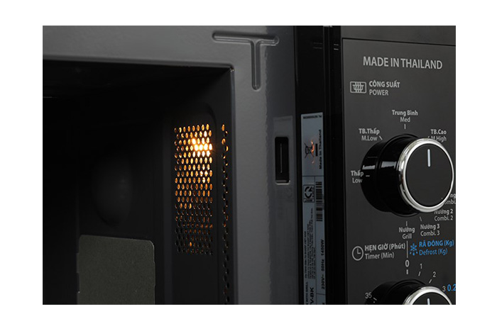 Hình ảnh sản phẩm - [R-G251TV-BK] Lò Vi Sóng Có Nướng Sharp 25 Lít