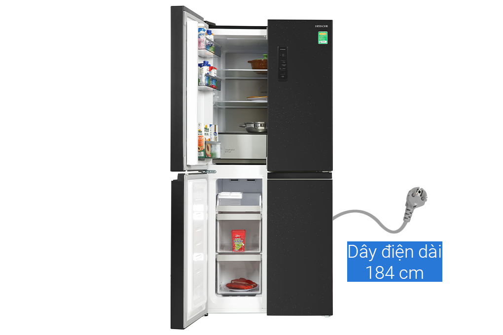 Hình ảnh sản phẩm - [HR4N7522DSDXVN] Tủ lạnh Hitachi Inverter 466 lít Multi Door