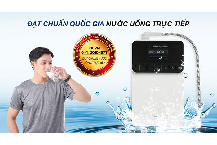 Hình ảnh sản phẩm - [TK-AS700-WVN] Máy Lọc Nước Điện Giải Ion Kiềm Panasonic 5 Tấm Điện Cực