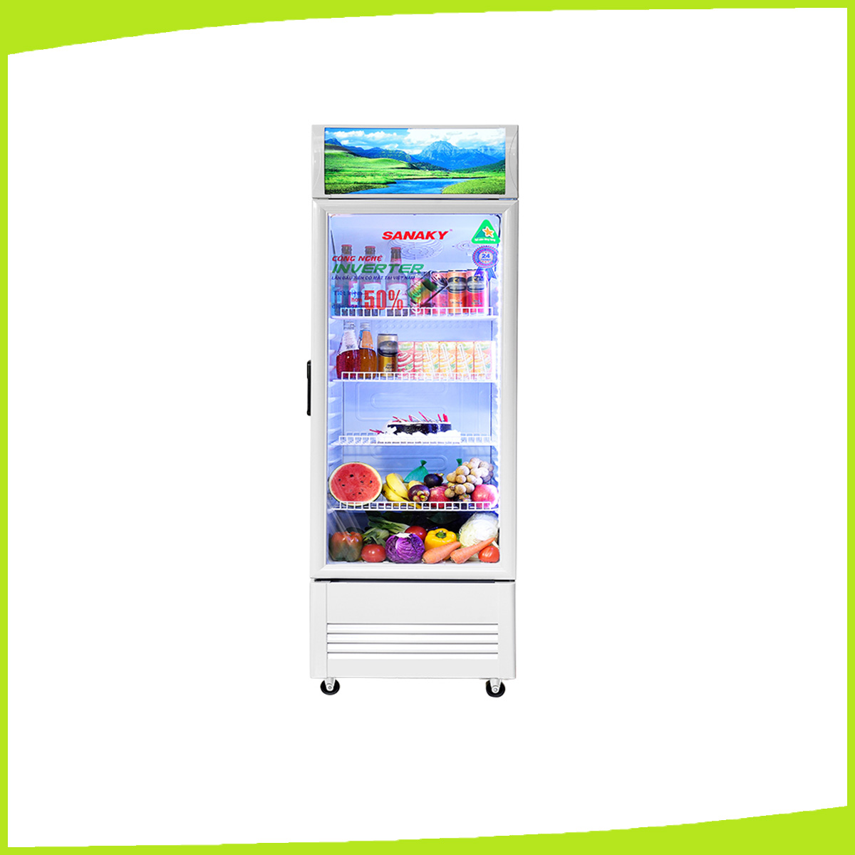 Hình ảnh sản phẩm - [VH-4089K3] Tủ Mát Sanaky Inverter 400 Lít