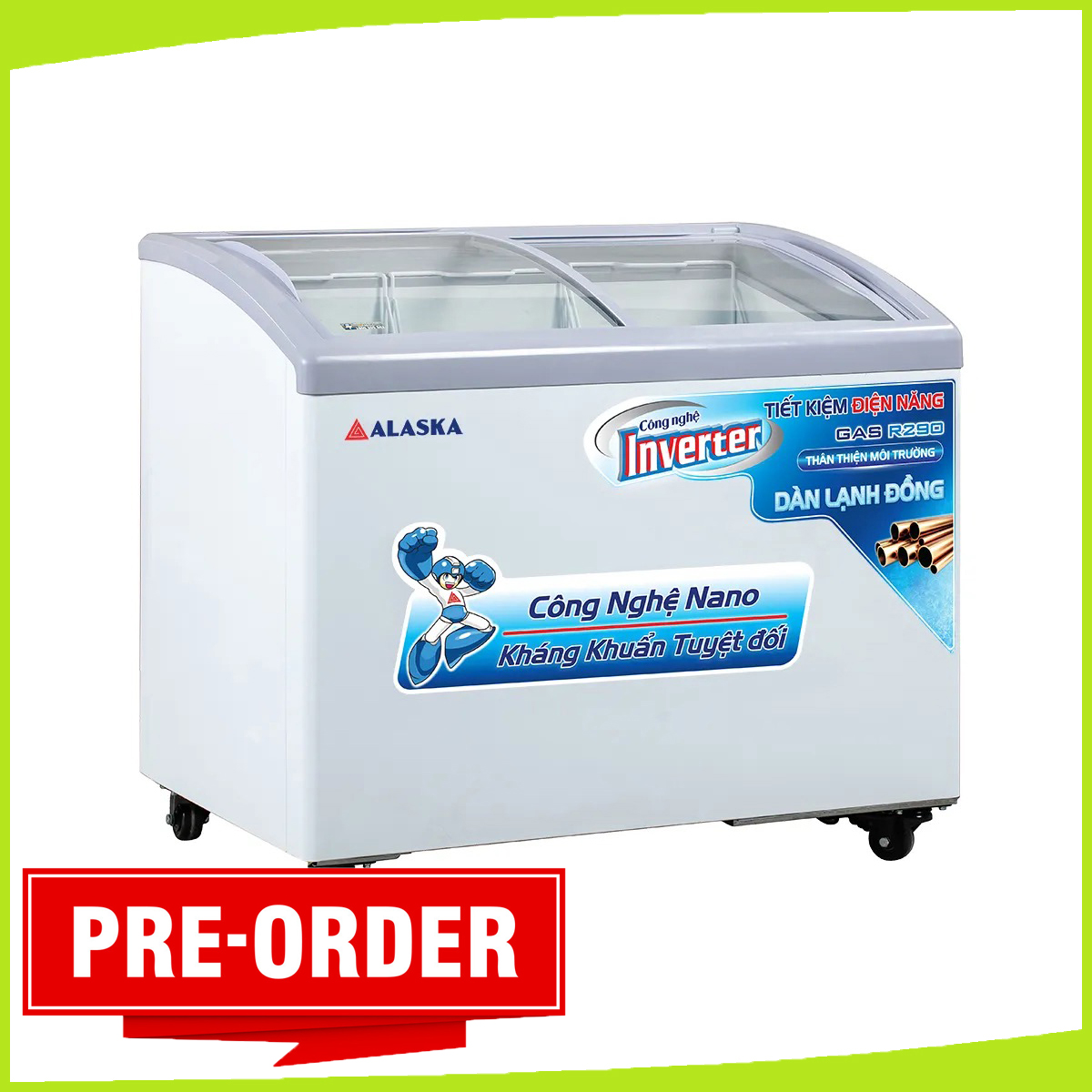 Hình ảnh sản phẩm - [KC-210CI] Tủ Đông Inverter Alaska KC-210CI - 210 Lít